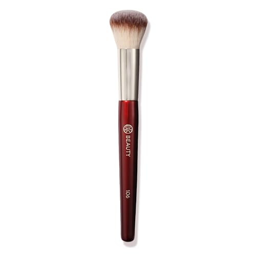 Bk Beauty 106 Round Foundation Brush Dense Dome Shape For Liquid and Cream