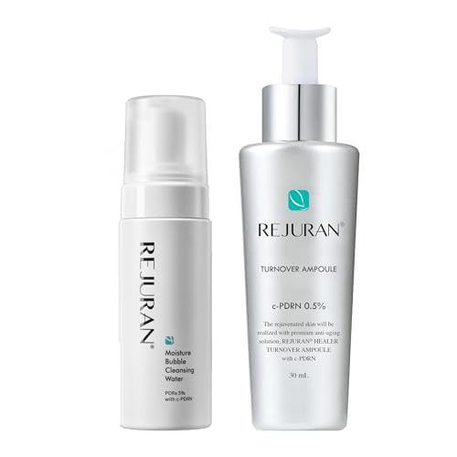 Rejuran CPdrn Korean Skin Care Bundle Turnover Ampoule Face Serum and Moisture