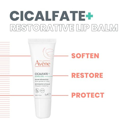 Eau Thermale Av Ne Cicalfate Restorative Lip Cream Long Lasting Moisture To Soothe Dry Cracked 0.3 Oz