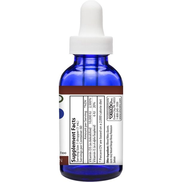 Vitamin D3 Liposomal 10,000 IU 2 oz by Vinco