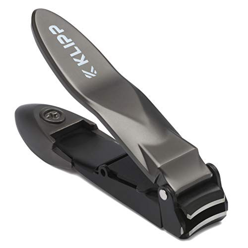 Klipp Nail Clippers For Men With Catcher Klipp Heavy Duty RazorSharp SelfCollecting