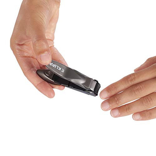 Klipp Nail Clippers For Men With Catcher Klipp Heavy Duty RazorSharp SelfCollecting