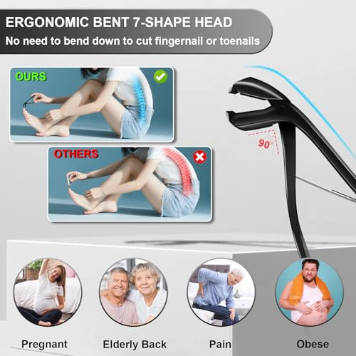 Leipple Toenail Clippers For Thick and Ingrown Nails Professional Nail Clipper Set