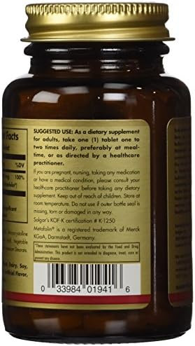 Solgar Folate 666 MCG DFE (Metafolin 400 MCG) - 100 Tabs