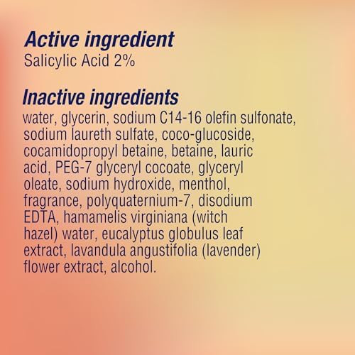 Biore Clear & Breathable Cooling Cleanser With Witch Hazel Salicylic Acid Treatment For Oily Skin Gently Exfoliates Helps Clear Breakouts Cooling Sensation
