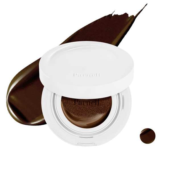 Parnell Cicamanu Serum Cushion - Moisturizing Foundation for Soothing, Coverage, Glass Skin and Lightweight for Sensitive and Dry Skin Pearl Skin (0.52 Fl Oz)
