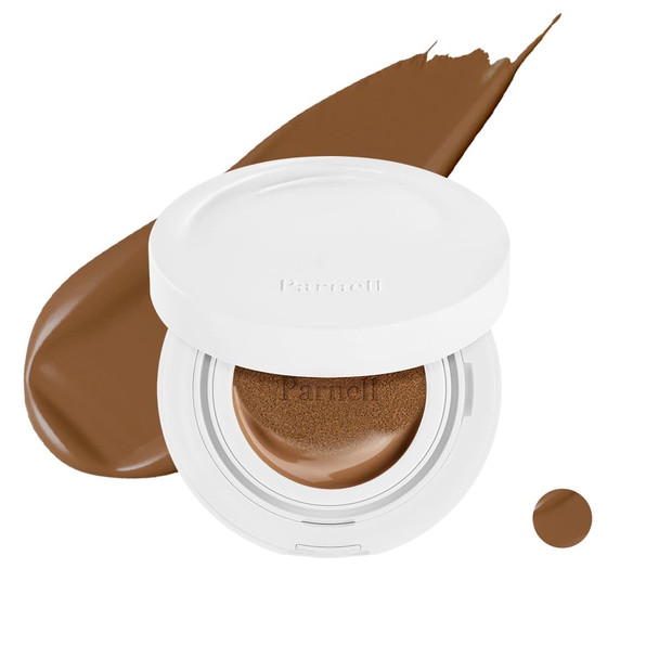 Parnell Cicamanu Serum Cushion - Moisturizing Foundation for Soothing, Coverage, Glass Skin and Lightweight for Sensitive and Dry Skin Pearl Skin (0.52 Fl Oz)