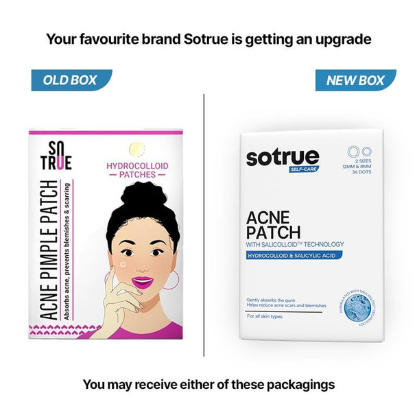 Sotrue Acne Pimple Patches For Face For Active Surface Acne Hydrocolloid Waterproof