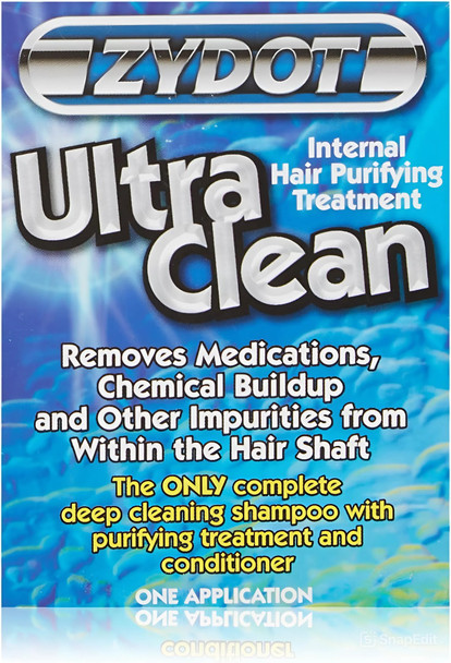 Zydot Ultra Clean Hair Detox Shampoo and Conditioner Kit Removes Medications Chemical