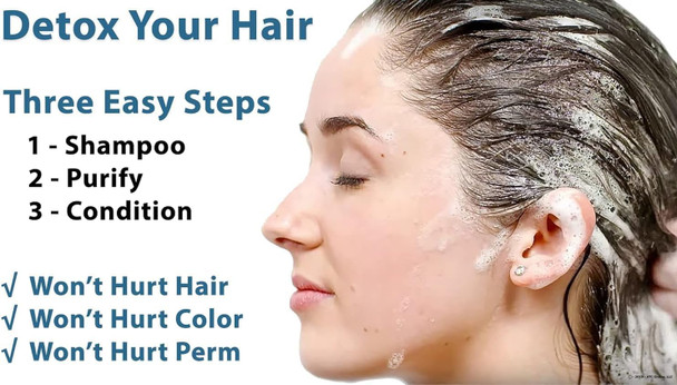 Zydot Ultra Clean Hair Detox Shampoo and Conditioner Kit Removes Medications Chemical