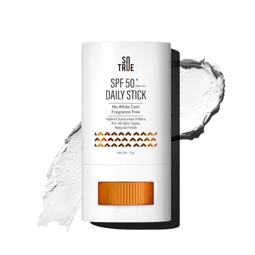 Sotrue Spf 50+ Daily Sunscreen Stick Lightweight Water Resistant No White Cast 15G