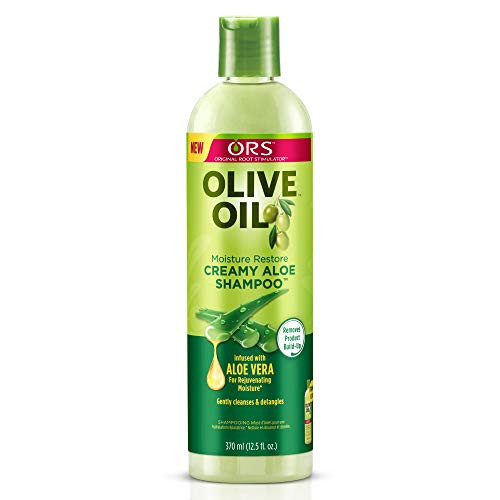 Ors Black Olive Oil Organic Root Stimulator Olive Oil Creamy Aloe Shampoo Pack Of 2 12.5 Oz Pack Of 2