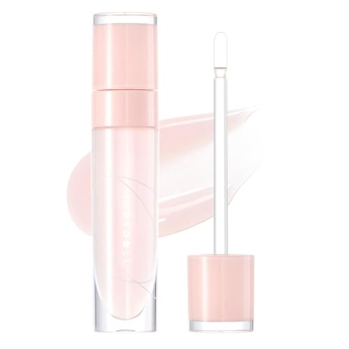 Judydoll Peach Honey Overlay Lip OilSheer Glossy ShineJelly TextureNonSticky Lip Gloss With