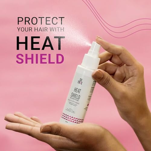 Sotrue Heat Shield Hair Protection Spray For Hair AntiFrizz Reduces Hair Damage 100Ml
