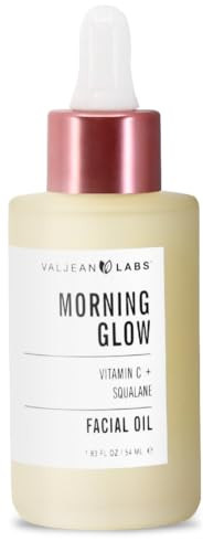 Valjean Labs Morning Glow Facial Oil Vitamin C and Squalane All Skin Types 1.83 Fl Oz