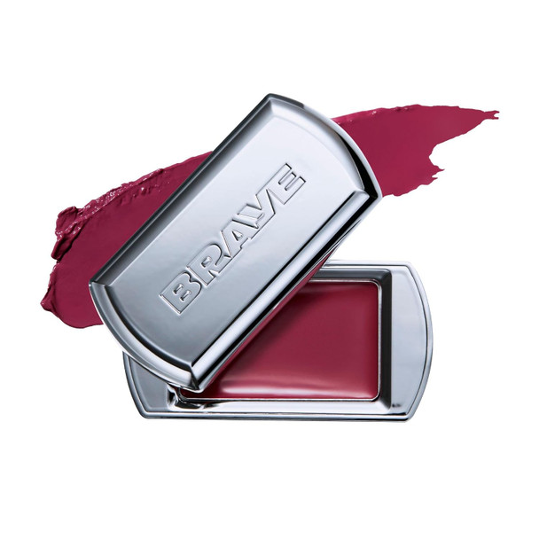 BRAYE LIPSLEEK | Blush for Cheeks & Lips, Korean Makeup Blush, Cool Lip and Cheek Balm, Vegan Cream, Lightweight w/Blendable & Buildable Makeup, 0.08oz