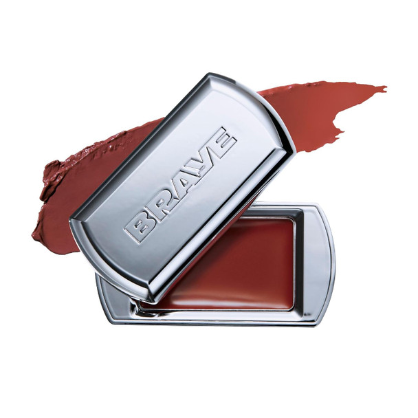 BRAYE LIPSLEEK | Blush for Cheeks & Lips, Korean Makeup Blush, Cool Lip and Cheek Balm, Vegan Cream, Lightweight w/Blendable & Buildable Makeup, 0.08oz