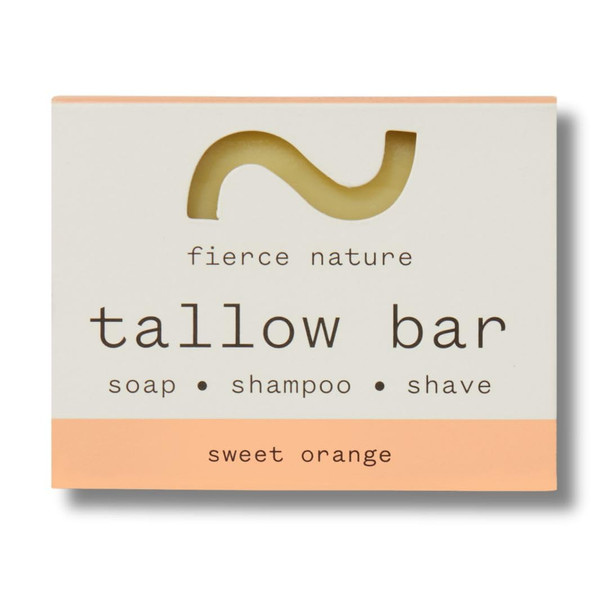 fierce nature Multi Use Pure Tallow Bar  Organic and  Natural Moisturising Bar for Face Body Hands and  Hair  Non Toxic Skincare Essential