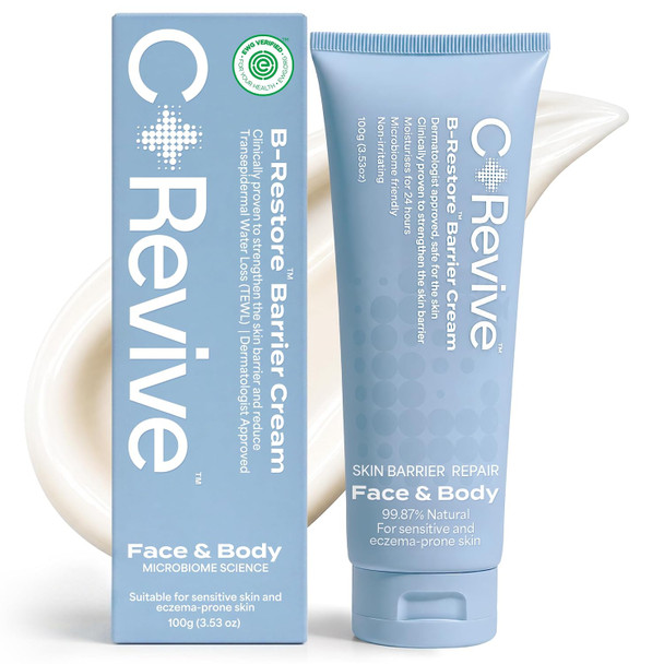 CELRIV Barrier Repair Cream for Dry Sensitive & Eczema Prone Skin Oncology Friendly +300% Hydration Lightweight Non Greasy 24HR Moisturizer