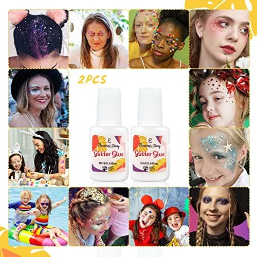 EleanoreS Diary Body Glue For Glitter Tattoos EleanoreS Diary 10Ml2 Art Glitter Glue