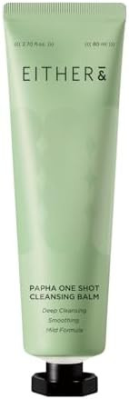 Either& Eitherand Papha OneShot Cleansing Balm Korean 2In1 Melting Makeup Remover and 2.70 Fl. Oz