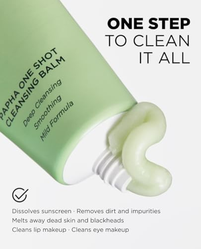 Either& Eitherand Papha OneShot Cleansing Balm Korean 2In1 Melting Makeup Remover and 2.70 Fl. Oz