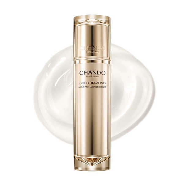 CHANDO HIMALAYA Gold Diamond Peptide enriched Multi Anti aging Serum Moisturizing Facial Essence Serum for Visible Correction of Anti Aging & Wrinkle