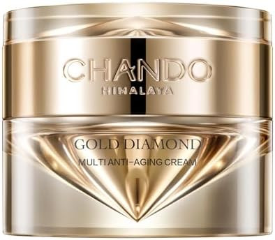 CHANDO HIMALAYA Gold Diamond Peptide enriched Multi Anti aging Cream Super Multi Corrective Firming Tightening Anti Wrinkle Moisturizing Cream