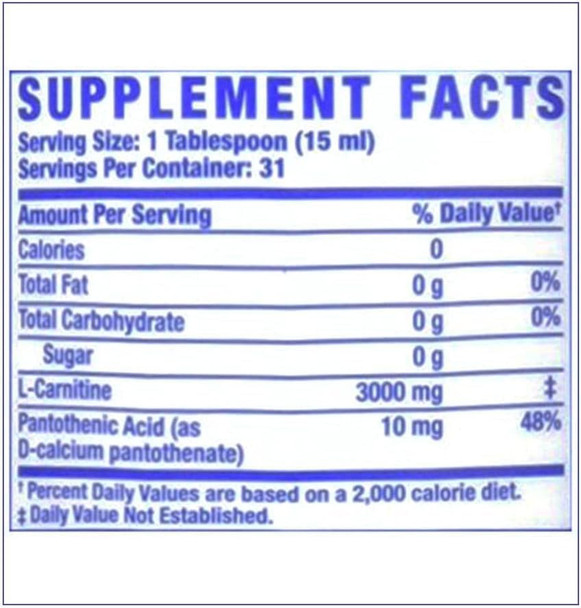 Ronnie Coleman Signature Series L-Carnitine XS 3000 Liquid, Amino Acids Metabolism and Lean Muscle Strength Support, Stimulant Free, Sugar Free, Zero Carbs, 16 Oz