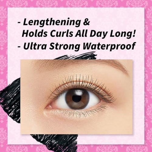 Heroine Make by KissMe Long & Curl Mascara + Smooth Liquid Eyeliner + Eye Makeup Remover | Waterproof Mascara & Smudge‑Proof Eyeliner Set | Volumizing Mascara with Gentle Remover | Made in Japan