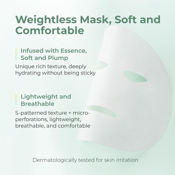 CHANDO HIMALAYA Centella Asiatica Freeze Dried Mask Soothing & Nourishing Enhances Skin Repair Reduces Redness for Sensitive Skin