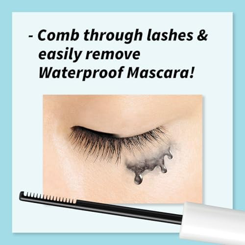 Heroine Make by KissMe Volume and Curl Mascara + Eye Makeup Remover | Waterproof Mascara and Gentle Makeup Remover Liquid Volumizing Black Mascara with Easy Removal Made in Japan