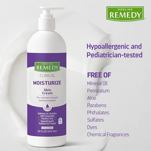 Medline Remedy Phytoplex Nourishing Skin Cream Unscented Skin Moisturizer Paraben Free Body Lotion