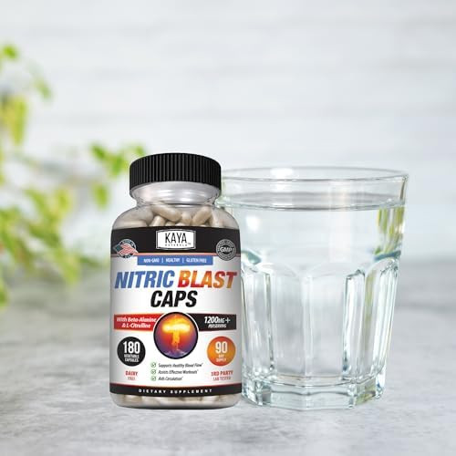 Kaya Naturals - Nitric Blast Potent All-Natural Herbal Supplement for Maximum Health Benefits | Pre-Workout | Increased Energy | Improved Nighttime Performance