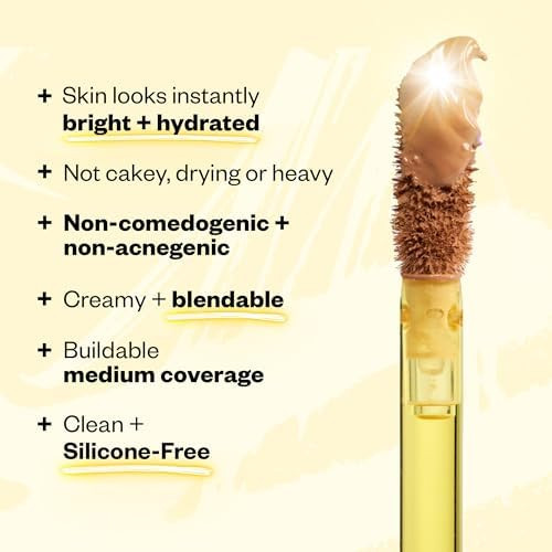 Kosas Mini Revealer Concealer  Medium Coverage Concealer for Dark Circles Dark Spots and  Blemishes Brightening Cream Concealer with Radiant Finish