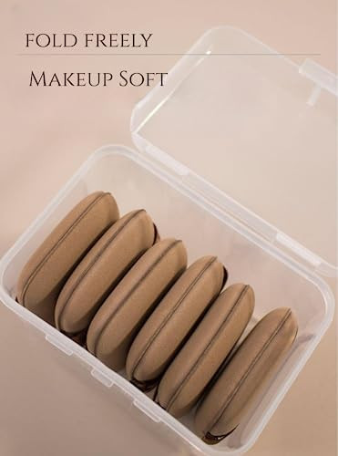 5Pcs Square Foundation Sponge Air Cushion Puff Available Both Sides Foundation Powder Sponge Beauty Tools for Makeup Accessories Dry Wet Air Cushion Makeup Brush