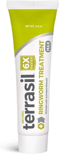 terrasil Ringworm Treatment Antifungal Cream Kids and Adults Clinically Proven 1% Clotrimazole Antifungal Ringworm Treatment for Humans  Soothing Itch Relief Natural Ingredients