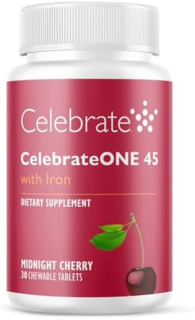 Celebrate Vitamins Celebrate ONE with Once Daily Bariatric Multivitamin with 45mg Iron for Post Surgery Sleeve Gastrectomy or Gastric Bypass