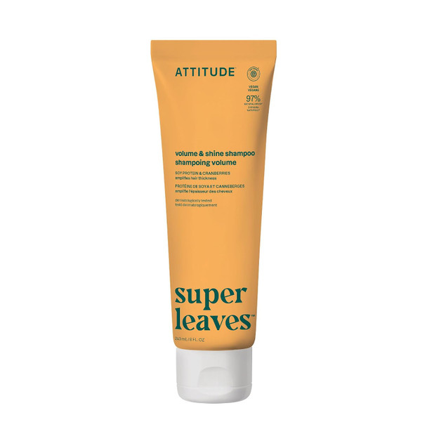 BIO SPECTRA ATTITUDE Extra Gentle Hair Shampoo EWG Verified Soothes Dry Scalp Naturally Derived Ingredients