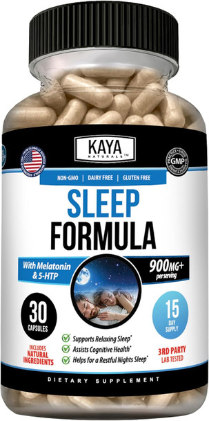 Kaya Naturals Sleep Support Formula with Melatonin