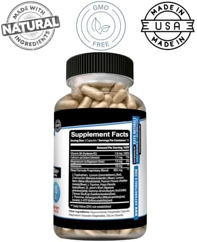 Kaya Naturals Sleep Support Formula with Melatonin