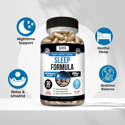 Kaya Naturals Sleep Support Formula with Melatonin