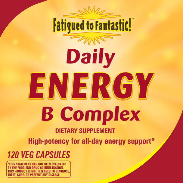 Nature's Way Fatigued to Fantastic! Daily Energy B Complex, 120 Capsules