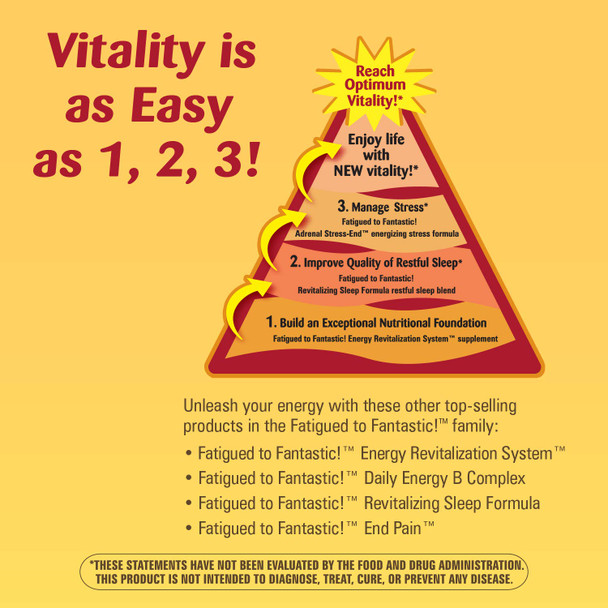 Nature's Way Fatigued to Fantastic! Daily Energy B Complex, 120 Capsules