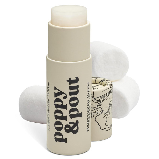 Poppy and  Pout  Jumbo Lip Balm  All Natural Lip Balms  and Moisturizers  Hydrates with Beeswax Vitamin E Organic Coconut Oil  Cruelty Free  Lip Balm in Recyclable Cardboard Tube