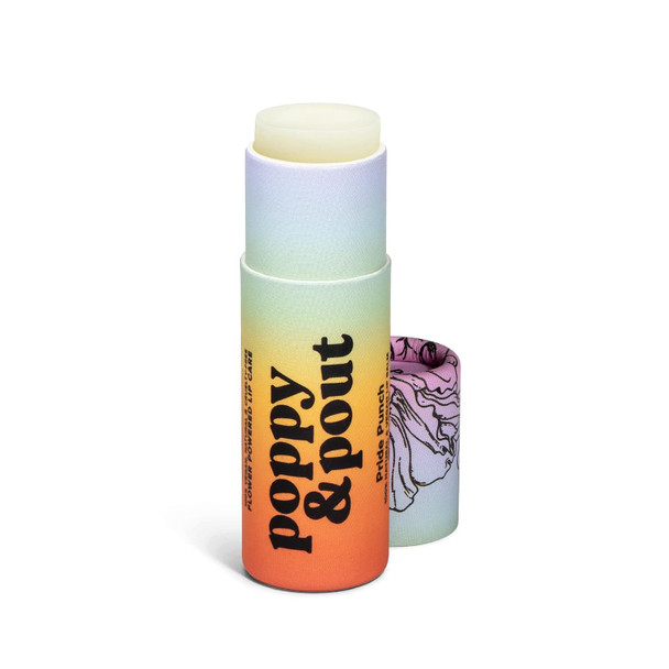 Poppy and  Pout  Jumbo Lip Balm  All Natural Lip Balms  and Moisturizers  Hydrates with Beeswax Vitamin E Organic Coconut Oil  Cruelty Free  Lip Balm in Recyclable Cardboard Tube
