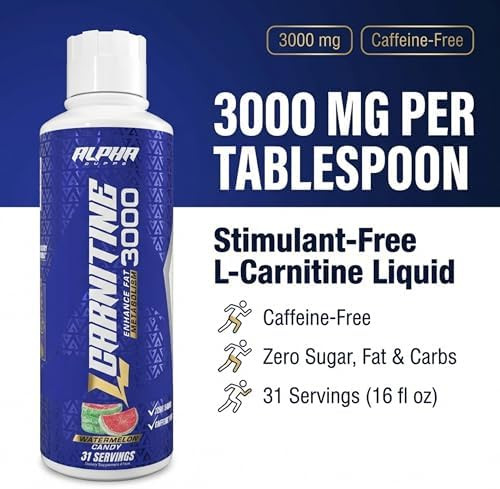 Alpha Supps L Carnitine Liquid 3000 Stimulant Free Fat | Buy at Kiwla