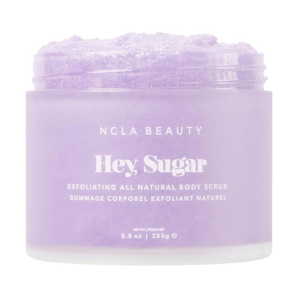 NCLA Beauty Hey Sugar All Natural Body Scrub - Moisturizing, Exfoliating Sugar Scrub - Shea, Cocoa, and Mango Butters - 8.8 oz