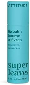 BIO SPECTRA ATTITUDE Lip Balm Fragrance Free Hydrating Care for Dry Lips Shea Butter with Coconut & Castor Oils