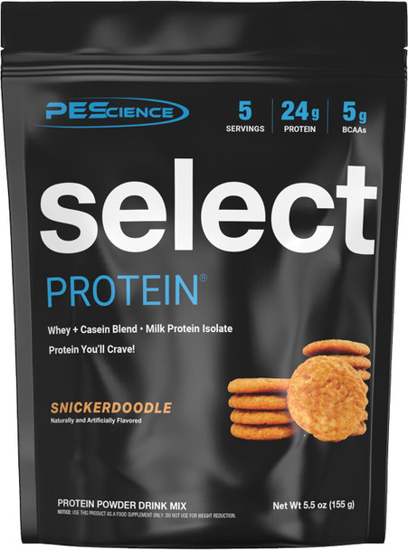 PEScience Select Protein Powder, 5 Servings | Whey and Casein Blend, Lean Protein, Low Calorie, Low Carb, Keto Friendly, Gluten Free